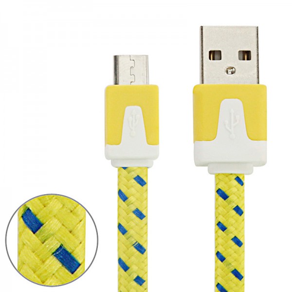 Micro USB Datenkabel Ladekabel Farben 3m für Handys Tablet Kabel Laden Zubehör 